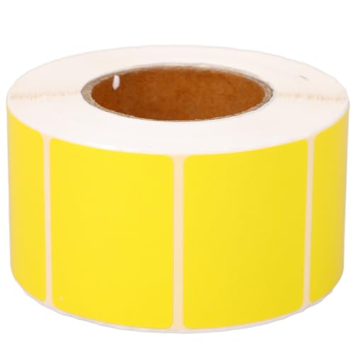 ZUNOXAZ Thermisches Farbiges Etikettenpapier Abwischfest Kratzfest Selbstklebend Bedruckbar für Label drucker Große Sticker für Büro und Haushalt von ZUNOXAZ