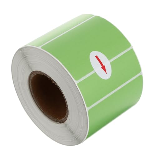 ZUNOXAZ Thermopapier Etiketten Selbstklebend Ölresistent Blanko Aufkleber für Etikettendrucker Küche Büro Milchtee Laden Grün ZUNOXAZ Thermopapier Etiketten Selbstklebend Ölresistent Blanko Aufkleber für Etikettendrucker Küche Büro Milchtee Laden Grün von ZUNOXAZ