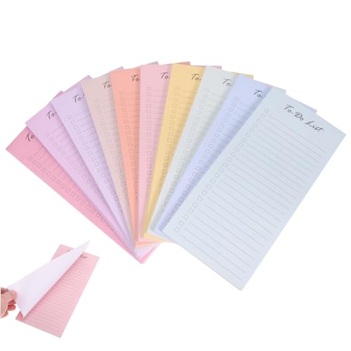 ZUNOXAZ To Do Notizblöcke Sticky Planner Notepad für Aufgabenverwaltung Tägliche Erinnerungen und Organisation für Schule Büro und Reisen von ZUNOXAZ