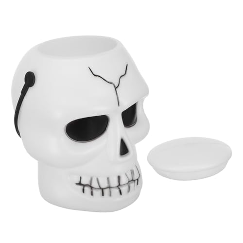 ZUNOXAZ Tragbares Schädel fass Halloween-Maske Sträusel für Bausatz Nostalgie halloween eimer kürbis eimer Party Deko mit Schädel tragbarer Süßigkeiteneimer Snack-Eimer Weiß ZUNOXAZ Tragbares Schädel fass Halloween-Maske Sträusel für Bausatz Nostalgie halloween eimer kürbis eimer Party Deko mit Schädel tragbarer Süßigkeiteneimer Snack-Eimer Weiß von ZUNOXAZ