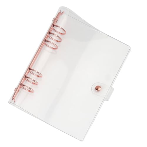 ZUNOXAZ Transparente PVC Hülle Roségold Ringbuch Cover Leichtes Langlebiges Notizbuch Zubehör für Schüler Scrapbook und Lose Handbuch Schutz Einfach zu Reinigen und Tragbar ZUNOXAZ Transparente PVC Hülle Roségold Ringbuch Cover Leichtes Langlebiges Notizbuch Zubehör für Schüler Scrapbook und Lose Handbuch Schutz Einfach zu Reinigen und Tragbar von ZUNOXAZ