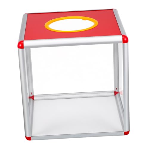 ZUNOXAZ Transparente Rote Wahlurne aus Aluminiumlegierung und Stabile Quadratische Spendenbox für Abstimmungen Fundraising Professionelle Losbox für Veranstaltungen ZUNOXAZ Transparente Rote Wahlurne aus Aluminiumlegierung und Stabile Quadratische Spendenbox für Abstimmungen Fundraising Professionelle Losbox für Veranstaltungen von ZUNOXAZ