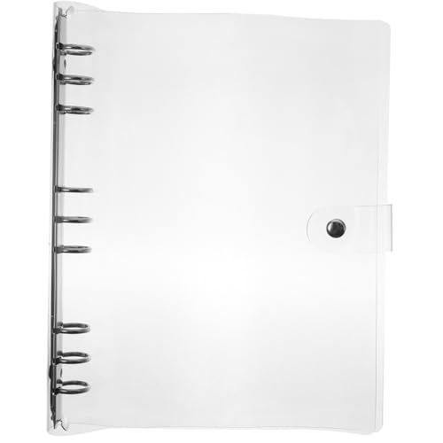 ZUNOXAZ Transparentes Kunststoff Ringbuch mit Löchern Langlebige Wiederverwendbare Binder Hülle Schmutzabweisender Notizbuchschutz für Büro Schule und Persönliches Tagebuch ZUNOXAZ Transparentes Kunststoff Ringbuch mit Löchern Langlebige Wiederverwendbare Binder Hülle Schmutzabweisender Notizbuchschutz für Büro Schule und Persönliches Tagebuch von ZUNOXAZ