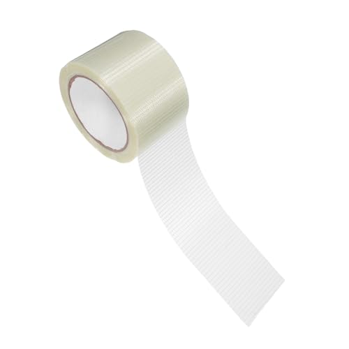 ZUNOXAZ Verstärktes Klebeband Transparent mit Verstärktem Netzdesign Reißfest Stark Haftend für Verpackung Versand Umzug und Industrielle Anwendungen ZUNOXAZ Verstärktes Klebeband Transparent mit Verstärktem Netzdesign Reißfest Stark Haftend für Verpackung Versand Umzug und Industrielle Anwendungen von ZUNOXAZ