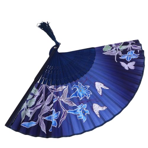 ZUNOXAZ Vintage Chinesischer Faltfächer aus Eleganter Handfächer für Hochzeiten Partys und Dekoration Stilvoller Blumenfächer für Damen und Mädchen ZUNOXAZ Vintage Chinesischer Faltfächer aus Eleganter Handfächer für Hochzeiten Partys und Dekoration Stilvoller Blumenfächer für Damen und Mädchen von ZUNOXAZ