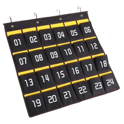 ZUNOXAZ Wandhängende Handy Aufbewahrungstasche für Klassenzimmer mit Nummerierten Taschen Multifunktionaler Organizer zum Ordnen von Mobiltelefonen und Kleinen Gegenständen Praktisch und von ZUNOXAZ
