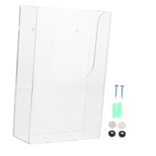 ZUNOXAZ Wandmontierter Dokumentenhalter Transparent aus Stabilem Kunststoff Praktischer Wandorganizer für Büro und Zuhause Platzsparender Aktenhalter ZUNOXAZ Wandmontierter Dokumentenhalter Transparent aus Stabilem Kunststoff Praktischer Wandorganizer für Büro und Zuhause Platzsparender Aktenhalter von ZUNOXAZ