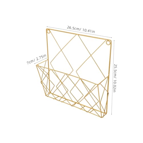 ZUNOXAZ Wandmontierter Magazinhalter Robustes Hängeregal Minimalistisches Design Platzsparender Wandorganizer Für Zeitungen Bücher Wohnzimmer Büro von ZUNOXAZ
