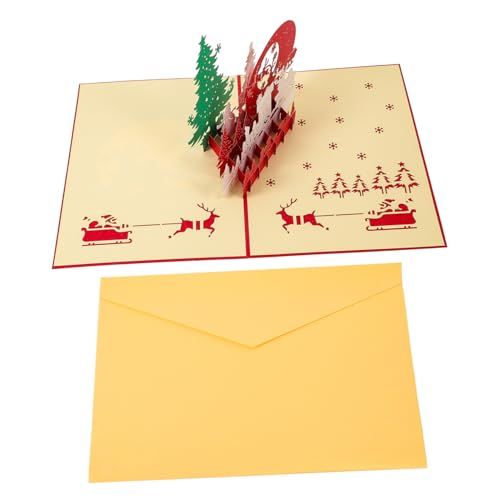 ZUNOXAZ Weihnachtskarte Karte für den Urlaub Gruß Weihnachten Ferienkarten Vorabend Herstellung Chritmas -Karte leere Urlaubskarten Kartenrohlinge leere Karten kleine Karten leer Papier ZUNOXAZ Weihnachtskarte Karte für den Urlaub Gruß Weihnachten Ferienkarten Vorabend Herstellung Chritmas -Karte leere Urlaubskarten Kartenrohlinge leere Karten kleine Karten leer Papier von ZUNOXAZ