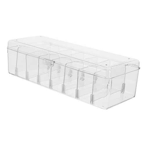 ZUNOXAZ transparente Aufbewahrungsbox Visitenkarteninhaber Kabel-Organizer-Behälter Karten-Organizer-Etui Spielkarten-Organizer Flash-Karten-Etui Karteikarten-Organizer das Haustier von ZUNOXAZ