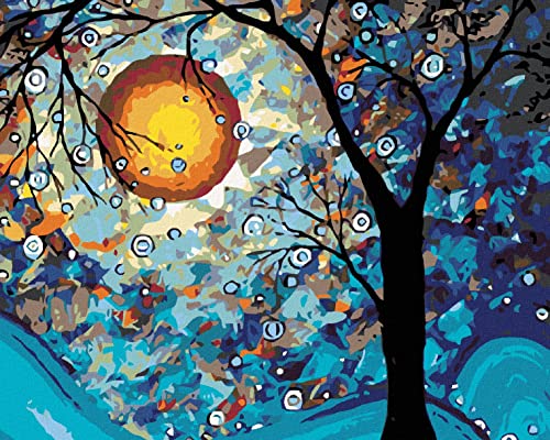 Malen nach Zahlen - MOND 80x100 cm ohne Keilrahmen Malen nach Zahlen - MOND 80x100 cm ohne Keilrahmen von ZUTY