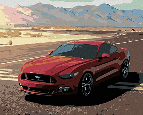 Malen nach Zahlen - MUSTANG 40x50 cm ohne Keilrahmen Malen nach Zahlen - MUSTANG 40x50 cm ohne Keilrahmen von ZUTY