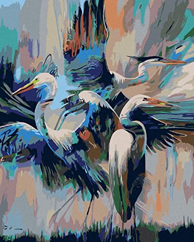 ZUTY 1201230, Malen nach Zahlen-REIHER 40x50 cm ohne Keilrahmen, not Framed ZUTY 1201230, Malen nach Zahlen-REIHER 40x50 cm ohne Keilrahmen, not Framed von ZUTY