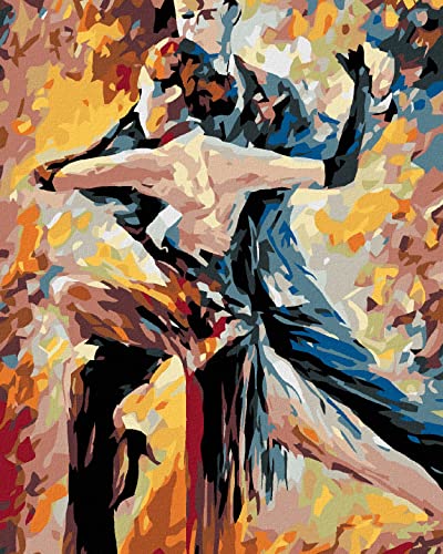 ZUTY 1212250, Malen nach Zahlen-TANZPAAR 40x50 cm ohne Keilrahmen, not Framed ZUTY 1212250, Malen nach Zahlen-TANZPAAR 40x50 cm ohne Keilrahmen, not Framed von ZUTY