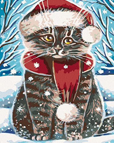 ZUTY 1387242, Malen nach Zahlen-WEIHNACHTSKÄTERCHEN 80x100 cm ohne Keilrahmen, not Framed ZUTY 1387242, Malen nach Zahlen-WEIHNACHTSKÄTERCHEN 80x100 cm ohne Keilrahmen, not Framed von ZUTY