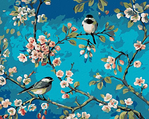 ZUTY 1394230, Malen nach Zahlen-Zwei SITZENDE VÖGEL 40x50 cm ohne Keilrahmen, not Framed ZUTY 1394230, Malen nach Zahlen-Zwei SITZENDE VÖGEL 40x50 cm ohne Keilrahmen, not Framed von ZUTY