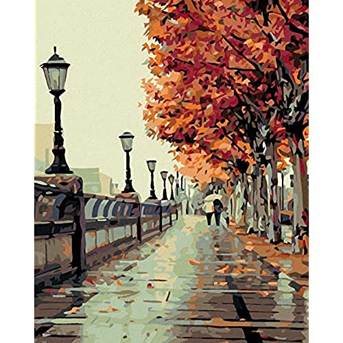 ZUTY 1637220, Malen nach Zahlen-Spaziergang IM Herbst 40x50 cm ohne Keilrahmen, not Framed ZUTY 1637220, Malen nach Zahlen-Spaziergang IM Herbst 40x50 cm ohne Keilrahmen, not Framed von ZUTY