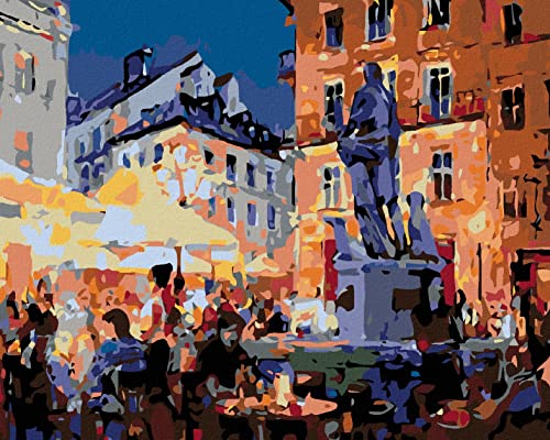ZUTY 1654242, Malen nach Zahlen-Restaurant UNTER DER Statue 80x100 cm ohne Keilrahmen, not Framed ZUTY 1654242, Malen nach Zahlen-Restaurant UNTER DER Statue 80x100 cm ohne Keilrahmen, not Framed von ZUTY
