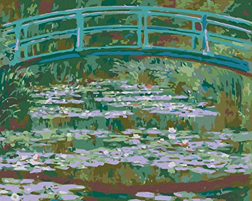 ZUTY 1660182, Malen nach Zahlen-SEEROSEN UNTER DEM GARTENSTEG 80x100 cm ohne Keilrahmen, not Framed ZUTY 1660182, Malen nach Zahlen-SEEROSEN UNTER DEM GARTENSTEG 80x100 cm ohne Keilrahmen, not Framed von ZUTY