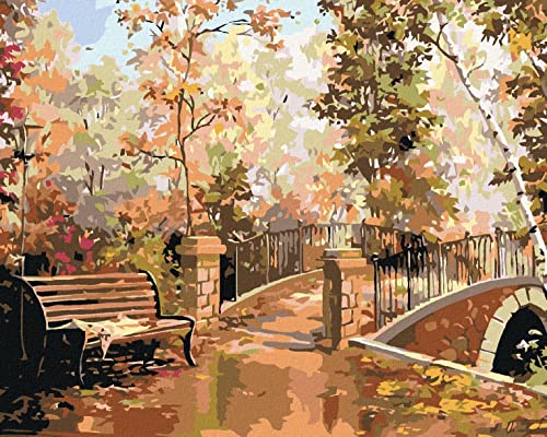 ZUTY 2164230, Malen nach Zahlen-SITZBANK IM Park 40x50 cm ohne Keilrahmen, not Framed ZUTY 2164230, Malen nach Zahlen-SITZBANK IM Park 40x50 cm ohne Keilrahmen, not Framed von ZUTY