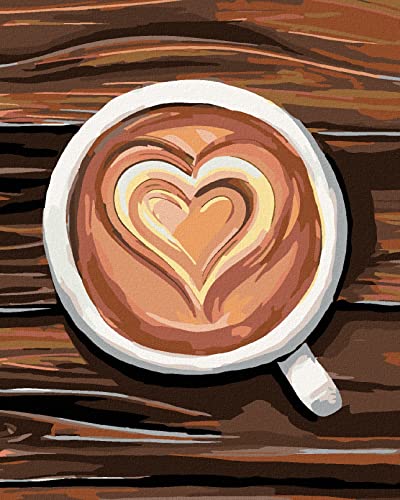 ZUTY 420192, Malen nach Zahlen-Kaffee AUS Liebe 80x100 cm ohne Keilrahmen ZUTY 420192, Malen nach Zahlen-Kaffee AUS Liebe 80x100 cm ohne Keilrahmen von ZUTY