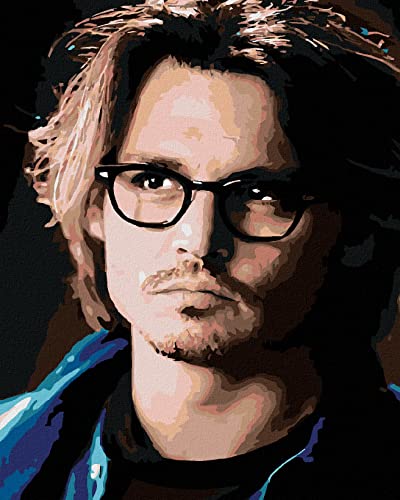 ZUTY 833200, Malen nach Zahlen-Johnny Depp 40x50 cm ohne Keilrahmen ZUTY 833200, Malen nach Zahlen-Johnny Depp 40x50 cm ohne Keilrahmen von ZUTY