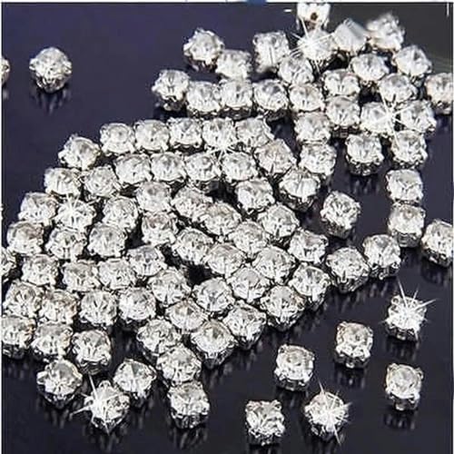 200 Stück klare Kristall-Strasssteine zum Basteln und Herstellen von Kleidern, 3 mm/4 mm-3 mm, 200 Stück 200 Stück klare Kristall-Strasssteine zum Basteln und Herstellen von Kleidern, 3 mm/4 mm-3 mm, 200 Stück von ZUYCML