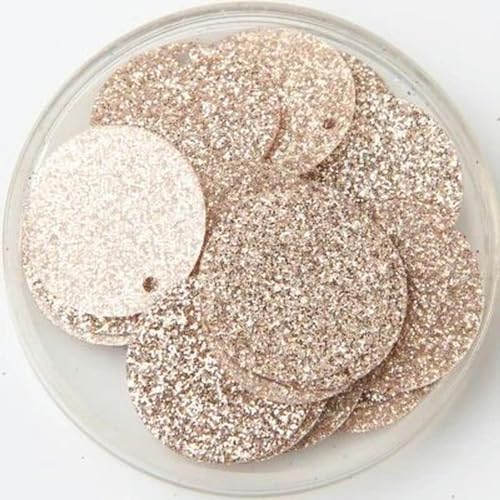 Glitzernde 20-mm-Pailletten, große, flache, runde Pailletten, lose Pailletten, Paillette, Nähen, Hochzeit, Basteln, Damenbekleidungszubehör, 20 g, Champagner, 20 mm Glitzernde 20-mm-Pailletten, große, flache, runde Pailletten, lose Pailletten, Paillette, Nähen, Hochzeit, Basteln, Damenbekleidungszubehör, 20 g, Champagner, 20 mm von ZUYCML