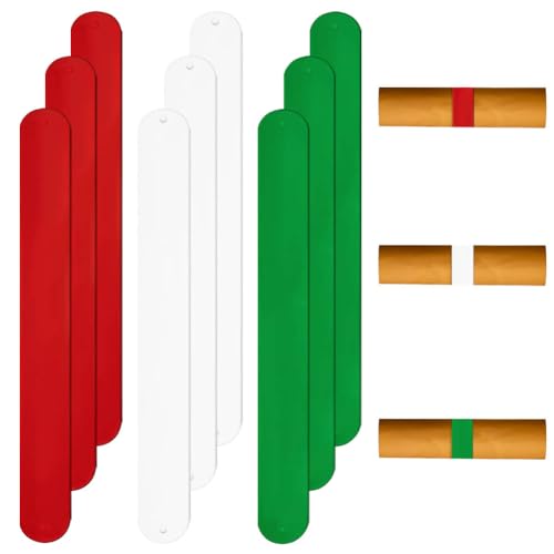 ZUYYON Silikon-Flip-Wraps mit Silikon-Überzug, Metallstreifen, Geschenkpapier, Rollenhalter, Geschenkpapier, Posterhalter, Stabilisator, Slapbänder für Aufbewahrung, Organisation, 9 Stück ZUYYON Silikon-Flip-Wraps mit Silikon-Überzug, Metallstreifen, Geschenkpapier, Rollenhalter, Geschenkpapier, Posterhalter, Stabilisator, Slapbänder für Aufbewahrung, Organisation, 9 Stück von ZUYYON