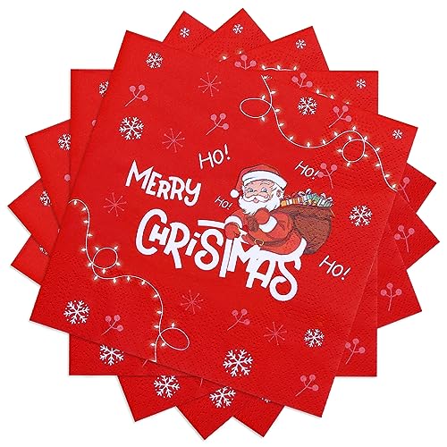 Christmas Servietten Santa Claus Papier Servietten Weihnachten 50 Stück 33x33cm Party Servietten für Weihnachtsferien New Year Parties Christmas Servietten Santa Claus Papier Servietten Weihnachten 50 Stück 33x33cm Party Servietten für Weihnachtsferien New Year Parties von ZVK