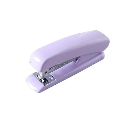 1 Stück Nummer 12 Heavy Duty Metall Hefter Zange Verpackungszange 10–16 Blatt Kapazität ohne Heftklammern Clip Schulbedarf Heftgerät(Purple) von ZWCSHUU