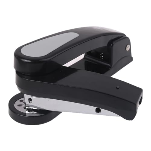 360-Grad-Rotationshefter, 2–25 Blatt Papierkapazität, Buchbindemaschine, manuelles Bindezubehör for Büro, Zuhause, Schule Heftgerät(Black) von ZWCSHUU