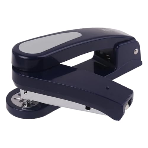 360-Grad-Rotationshefter, 2–25 Blatt Papierkapazität, Buchbindemaschine, manuelles Bindezubehör for Büro, Zuhause, Schule Heftgerät(Blue) von ZWCSHUU