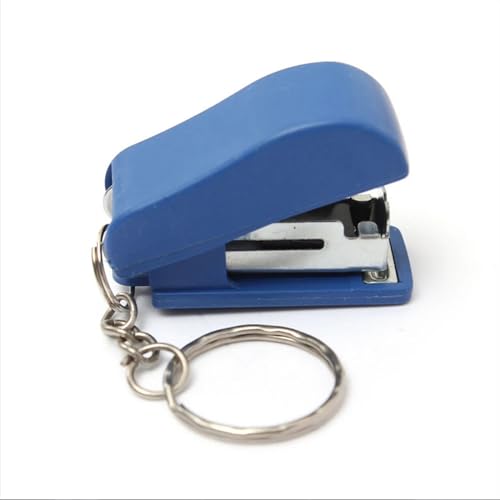 4 Stück Mini-Hefter for Büro, Schule, Papier, Dokumente, Buchbinderei, Hefter mit Schlüsselanhänger, Schreibwarenzubehör, zufällige Farbe Heftgerät 4 Stück Mini-Hefter for Büro, Schule, Papier, Dokumente, Buchbinderei, Hefter mit Schlüsselanhänger, Schreibwarenzubehör, zufällige Farbe Heftgerät von ZWCSHUU