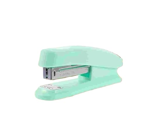 Bürobedarf-Hefter, kleiner Klassenzimmer-Schreibtisch, Metall-Desktop, rosa Hefter, kompakt Heftgerät(Green) von ZWCSHUU