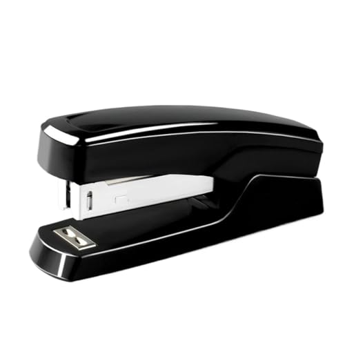 Handwerkzeuge, arbeitssparender Hefter, tragbare Heftwerkzeuge, for den Schreibtisch, Papierheftmaschine aus Metall in Grau/Schwarz Heftgerät(Black) von ZWCSHUU