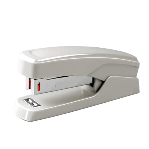 Handwerkzeuge, arbeitssparender Hefter, tragbare Heftwerkzeuge, for den Schreibtisch, Papierheftmaschine aus Metall in Grau/Schwarz Heftgerät(Gray) von ZWCSHUU