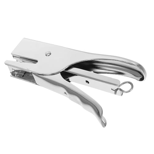 Hefter, Metallhefter, langlebig, robust, mit Handgriff, Standard-Heftklammern, Zangenhefter for das Büro von Schulunternehmen Heftgerät von ZWCSHUU