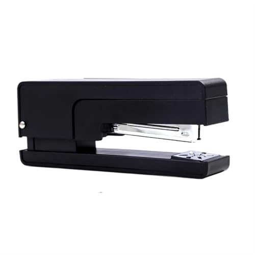 Hefter, Standard-Hefter for Studenten, arbeitssparender Multifunktions-Hefter, Verdickungshefter Heftgerät(BLACK) von ZWCSHUU