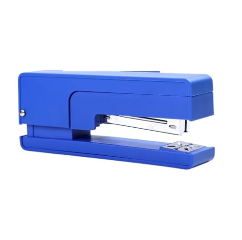 Hefter, Standard-Hefter for Studenten, arbeitssparender Multifunktions-Hefter, Verdickungshefter Heftgerät(BLUE) von ZWCSHUU