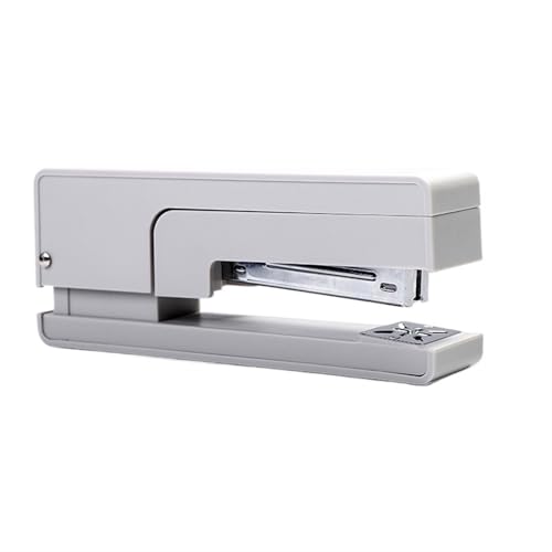 Hefter, Standard-Hefter for Studenten, arbeitssparender Multifunktions-Hefter, Verdickungshefter Heftgerät(GREY) von ZWCSHUU
