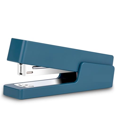Hefter mit 1000 Stück Heftklammern 24/6 26/6 Modehefter for Schreibwaren, Bürozubehör, Schulbedarf Heftgerät(Blue) von ZWCSHUU