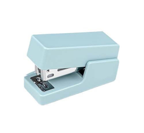 Mini-Hefter-Set for Studenten, Büro, Schreibwaren, Bindung, Kleinunternehmen Heftgerät(Blue) von ZWCSHUU