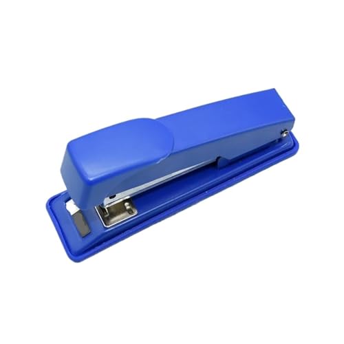 Mini-Standard-Hefter, Schulbüro-Hefter, professionelles Büro-Bindezubehör Heftgerät(Blue) von ZWCSHUU