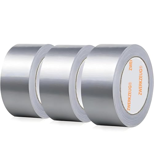 ZWERKZEUG Panzertape - 3 Rollen - Reparatur Klebeband - Gewebeband - extra stark - wasserfest - Gaffa Tape - power Duct Tape - Panzerband - in zwei Farben erhältlich - 48mm x 96m ZWERKZEUG Panzertape - 3 Rollen - Reparatur Klebeband - Gewebeband - extra stark - wasserfest - Gaffa Tape - power Duct Tape - Panzerband - in zwei Farben erhältlich - 48mm x 96m von ZWERKZEUG