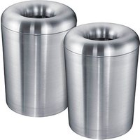 2 ZWINGO Papierkörbe 20,0 l silbermetallic 2 ZWINGO Papierkörbe 20,0 l silbermetallic von ZWINGO