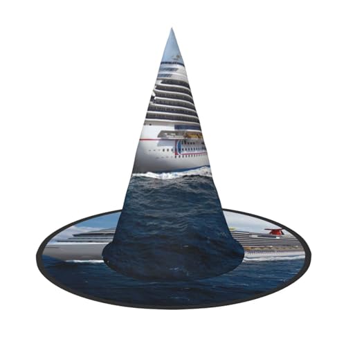 ZWLPNZZD Kreuzfahrtschiff, bedruckter, faltbarer Halloween-Hut, Urlaub, Kostüm, Kappe, Cosplay, Party, Hexenhüte, 3 Stück ZWLPNZZD Kreuzfahrtschiff, bedruckter, faltbarer Halloween-Hut, Urlaub, Kostüm, Kappe, Cosplay, Party, Hexenhüte, 3 Stück von ZWLPNZZD