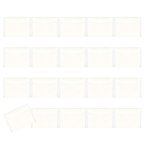 20 Stück Dokumenten-Umschläge, Aufbewahrungstasche, transparent, große Kapazität, wasserabweisend, Dokumentenmappe für Papierakten, Fotos 20 Stück Dokumenten-Umschläge, Aufbewahrungstasche, transparent, große Kapazität, wasserabweisend, Dokumentenmappe für Papierakten, Fotos von ZWTPGKRD