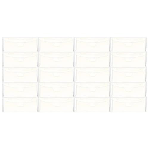 20 Stück Dokumenten-Umschläge, Aufbewahrungstasche, transparent, große Kapazität, wasserabweisend, Dokumentenmappe für Papierakten, Fotos 20 Stück Dokumenten-Umschläge, Aufbewahrungstasche, transparent, große Kapazität, wasserabweisend, Dokumentenmappe für Papierakten, Fotos von ZWTPGKRD