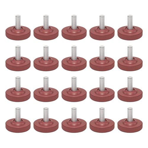 20 Stück ruhige, robuste, verstellbare Möbelbeine, rutschfest, Bodenschoner, Upgrades für Holzfliesen, Zement, Boden, Kunststoff und Stahl-Möbelfüße 20 Stück ruhige, robuste, verstellbare Möbelbeine, rutschfest, Bodenschoner, Upgrades für Holzfliesen, Zement, Boden, Kunststoff und Stahl-Möbelfüße von ZWTPGKRD